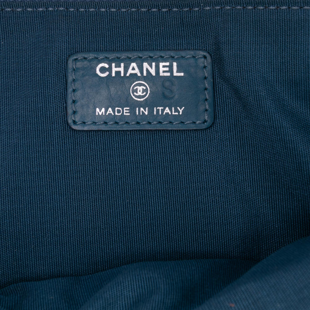 Chanel CC Quilted Lambskin Multi Zip Clutch