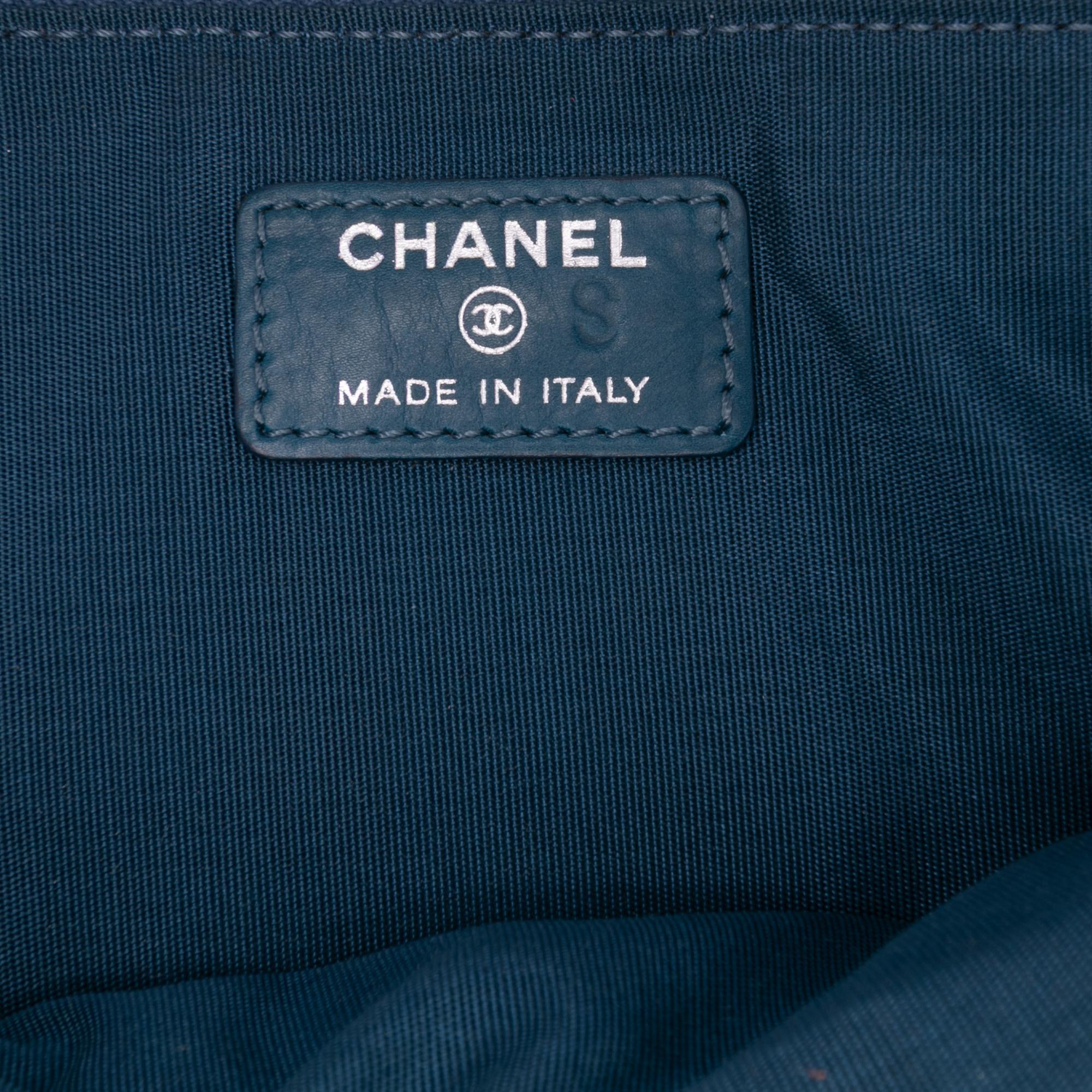 Chanel CC Quilted Lambskin Multi Zip Clutch
