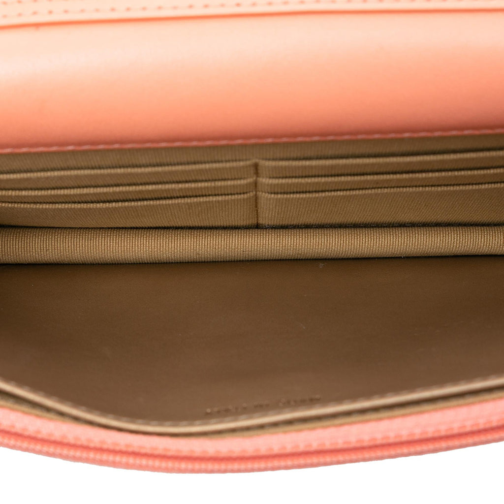 Chanel CC Quilted Lambskin Pearl Crush Wallet On Chain