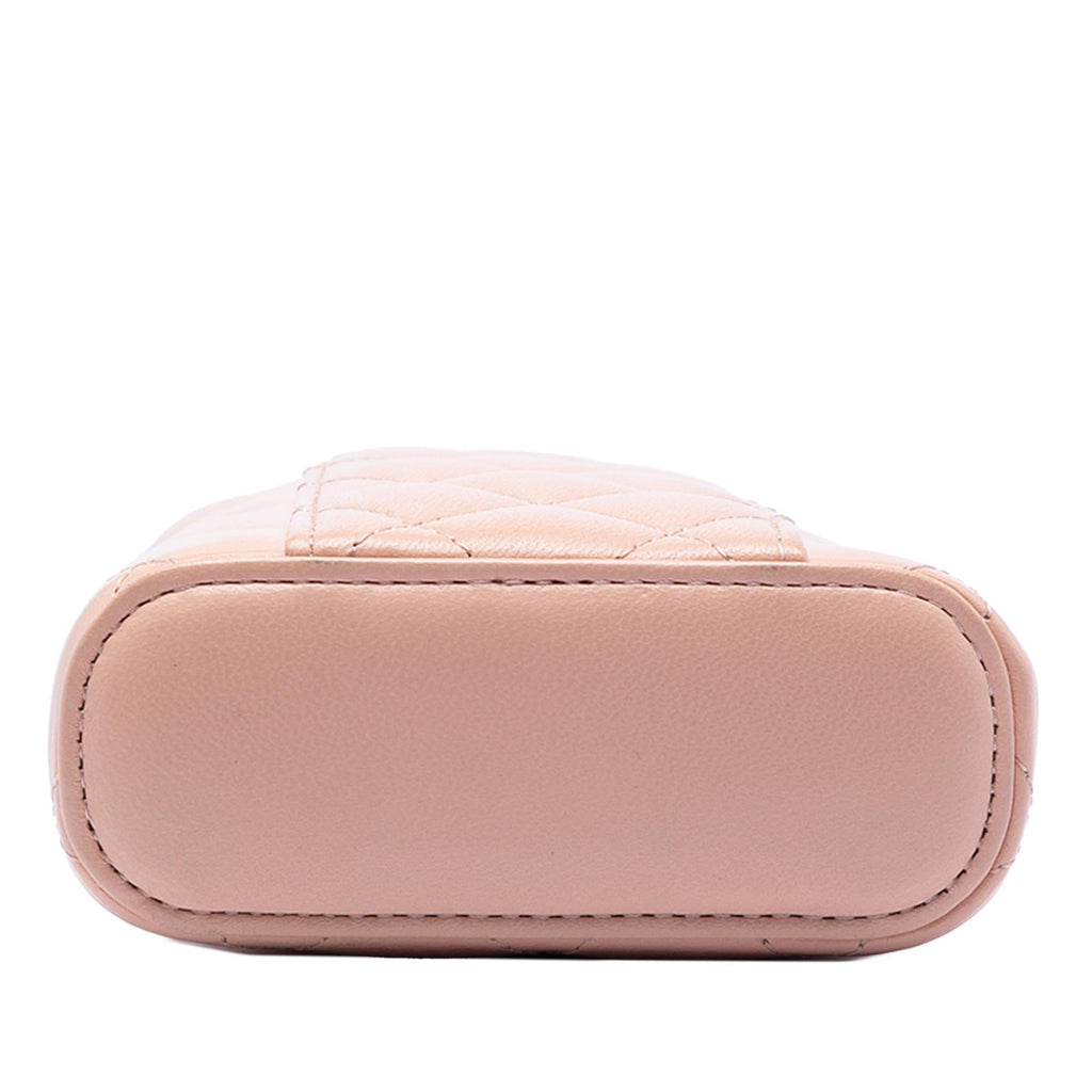 Chanel CC Quilted Lambskin Phone Holder with Chain