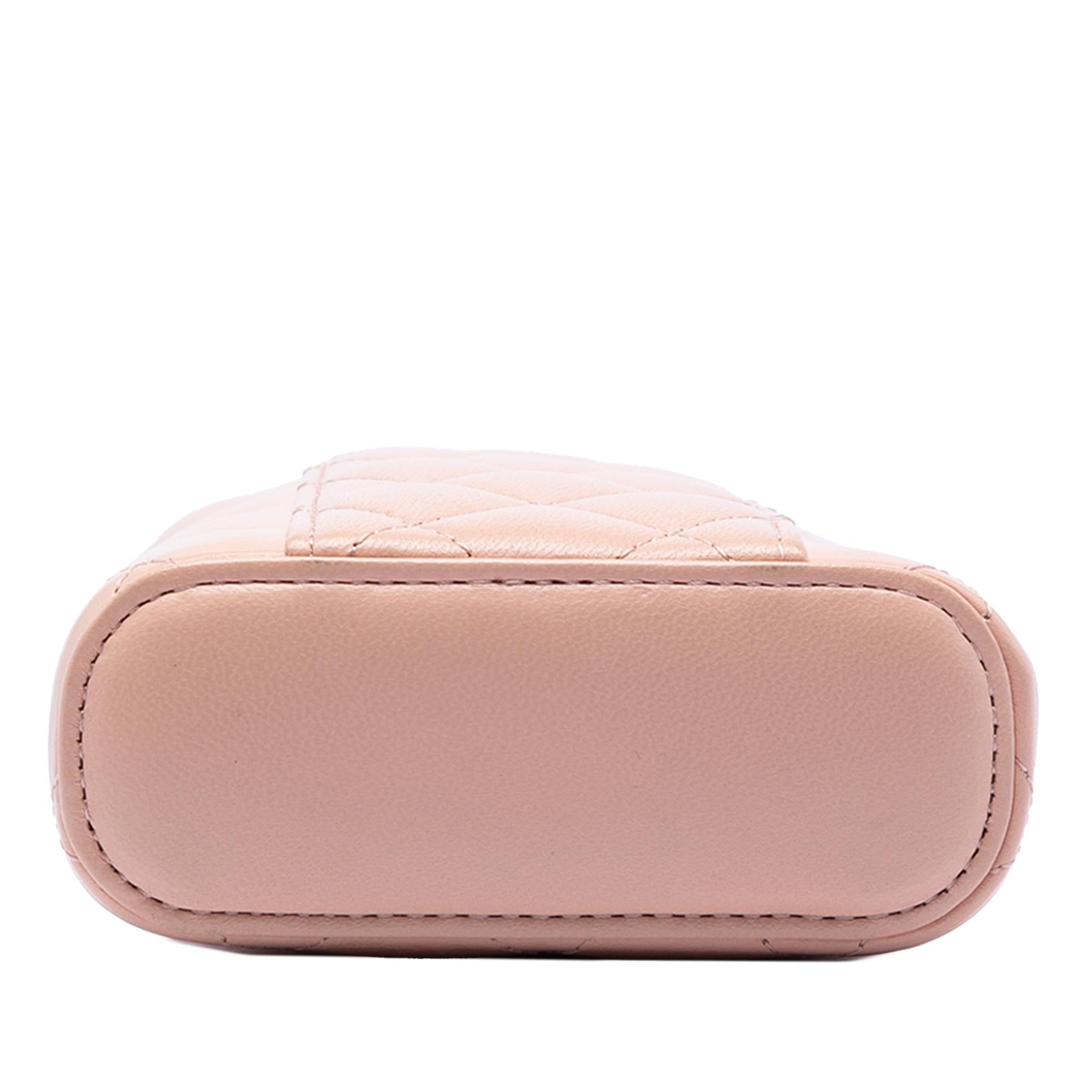 Chanel CC Quilted Lambskin Phone Holder with Chain