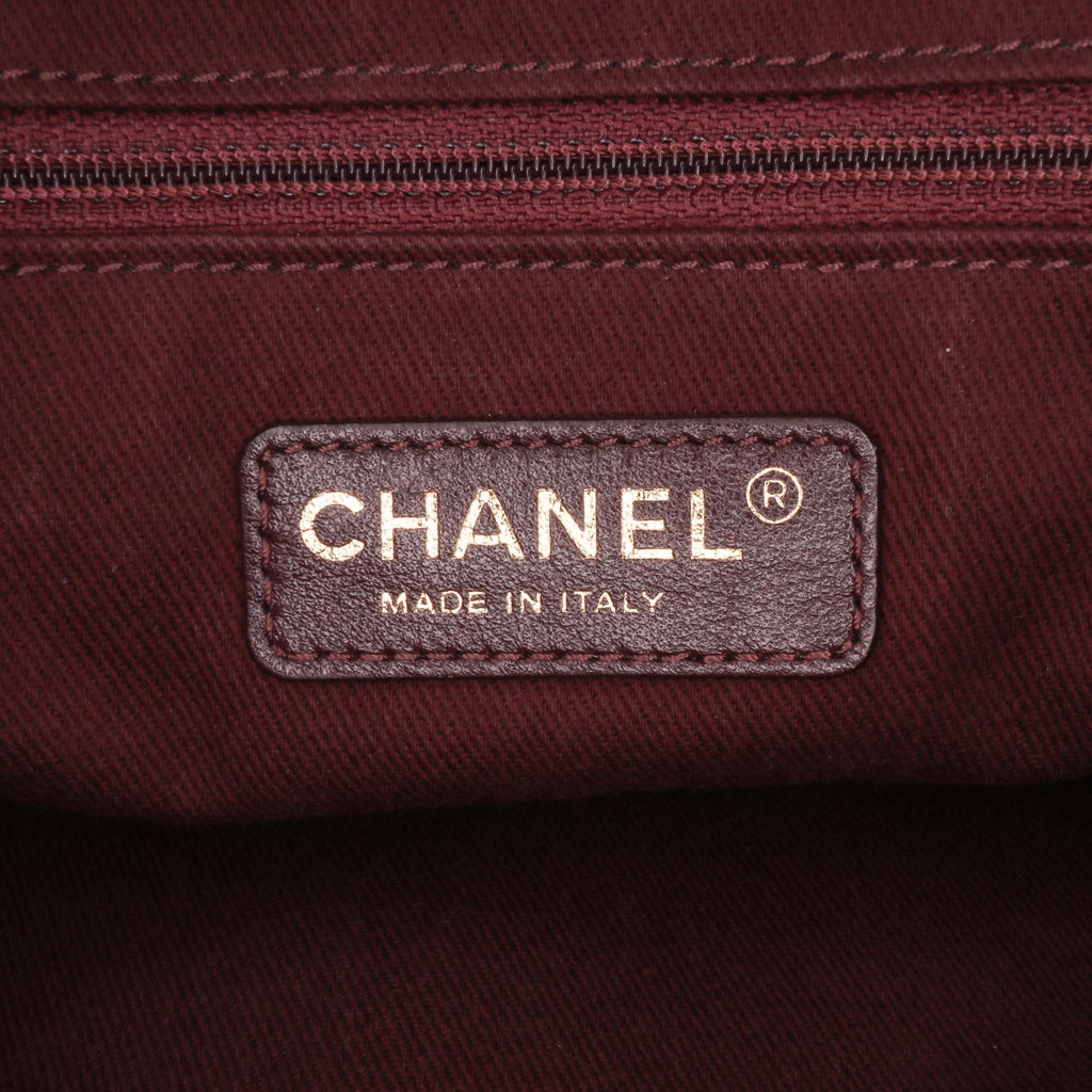 Chanel CC Quilted Lambskin Pin Tuck Tote
