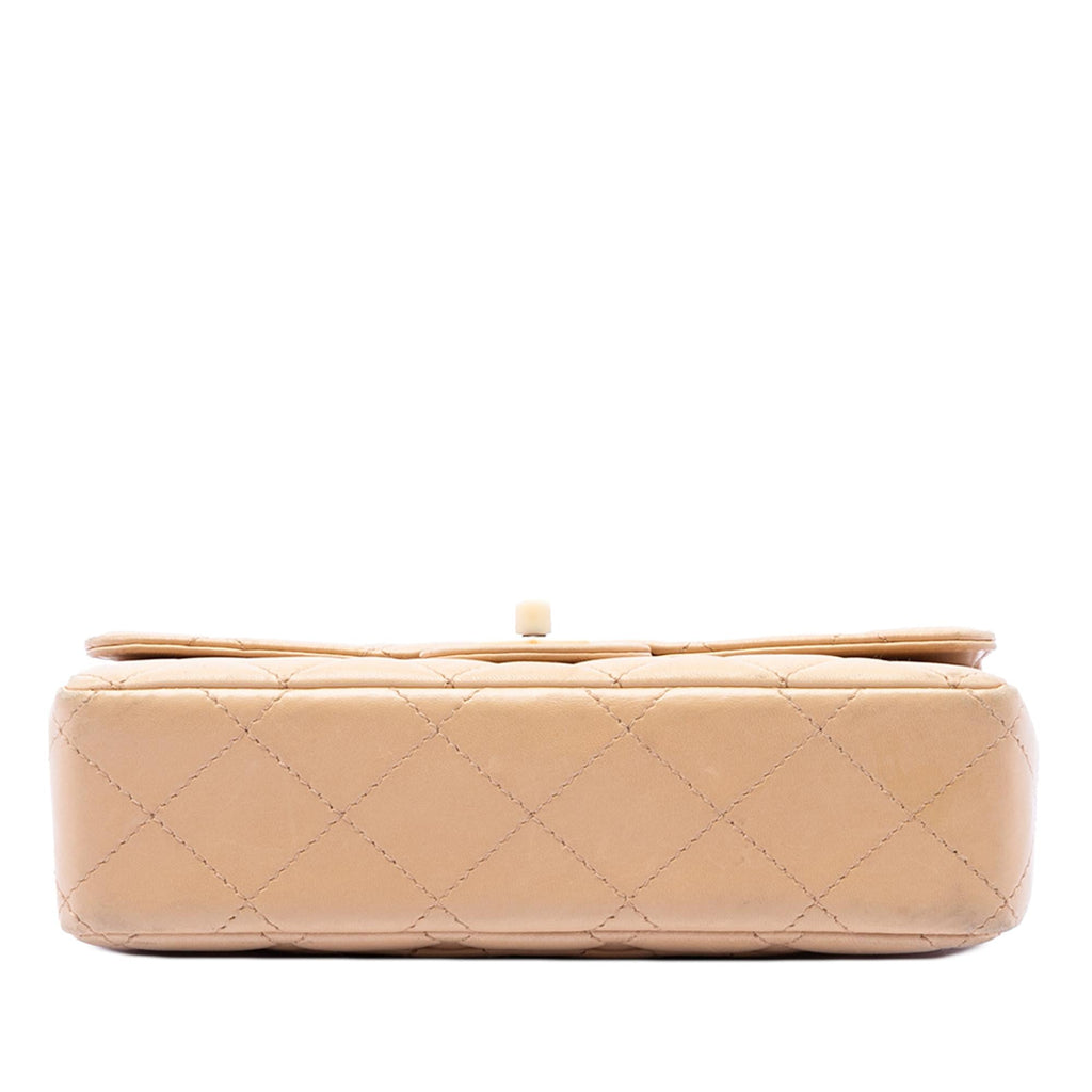 Chanel CC Quilted Lambskin Resin Chain Single Flap