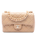 Chanel CC Quilted Lambskin Resin Chain Single Flap