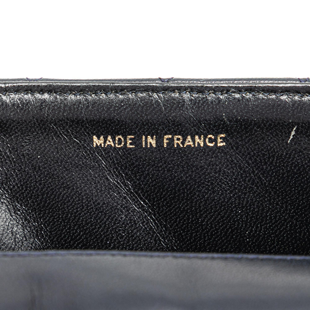 Chanel CC Quilted Lambskin Round Flap