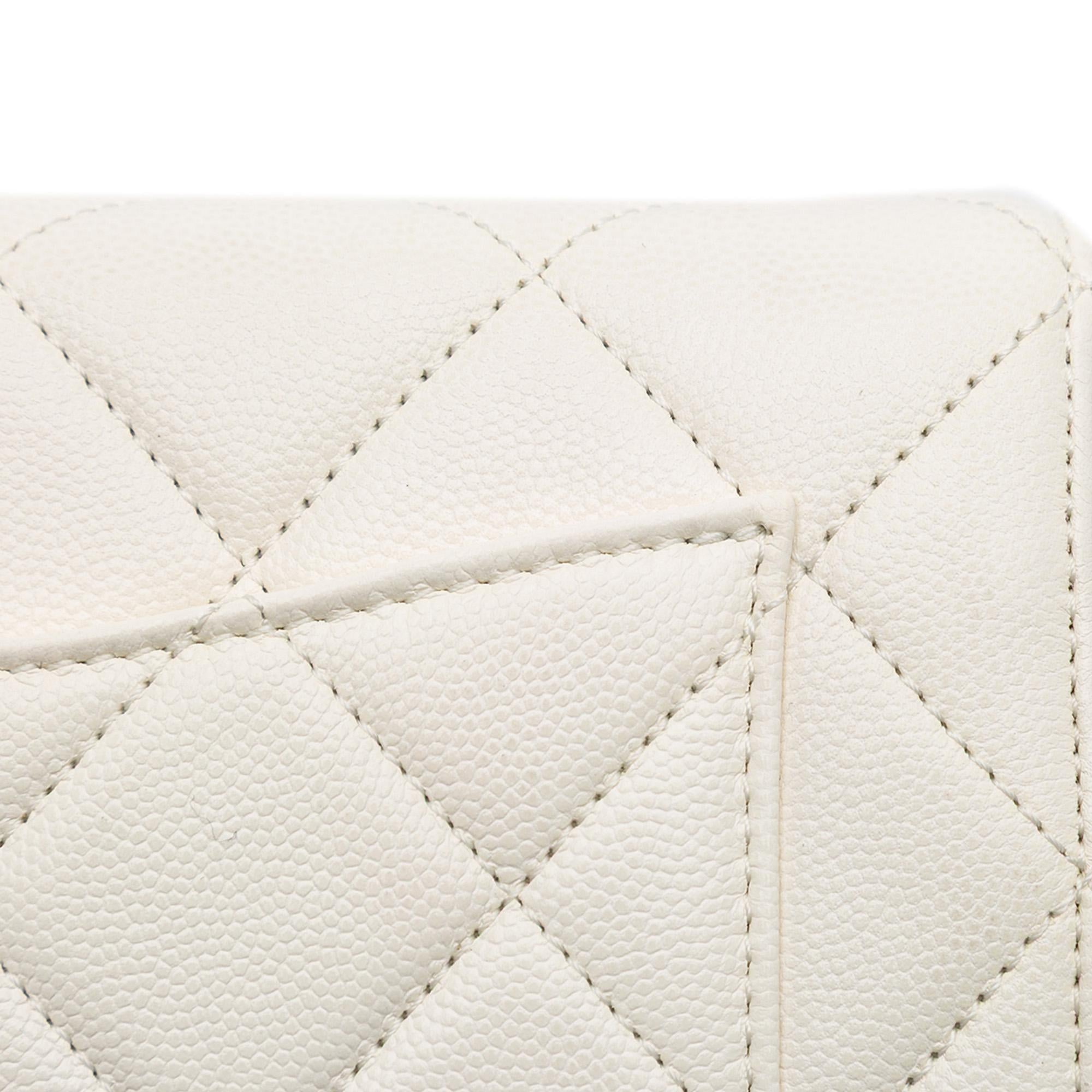Chanel CC Quilted Lambskin Round Moon Messenger Flap