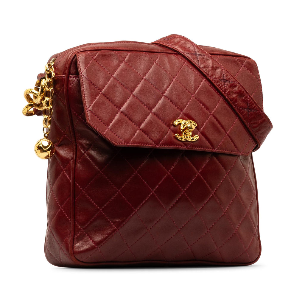 Chanel CC Quilted Lambskin Shoulder Bag (SHG-Q3k70Q)