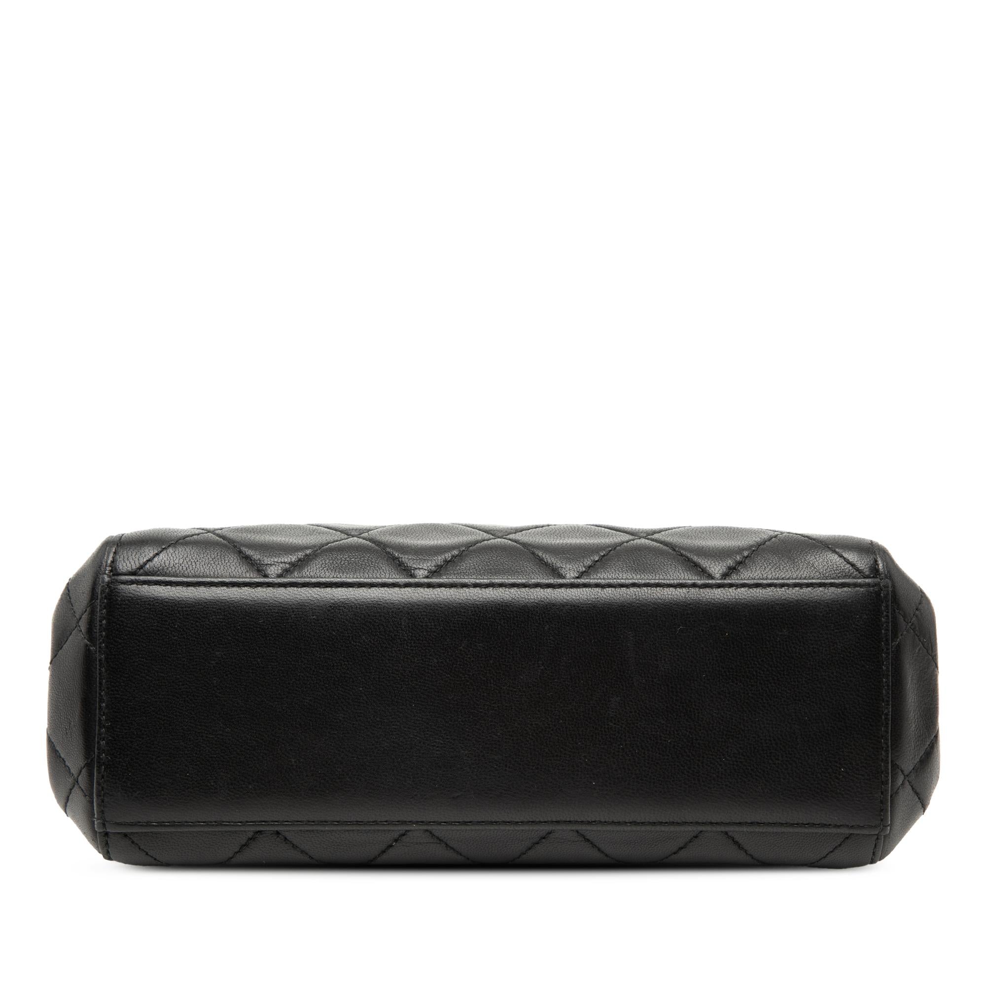 Chanel CC Quilted Lambskin Shoulder Bag