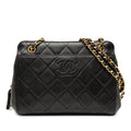 Chanel CC Quilted Lambskin Shoulder Bag