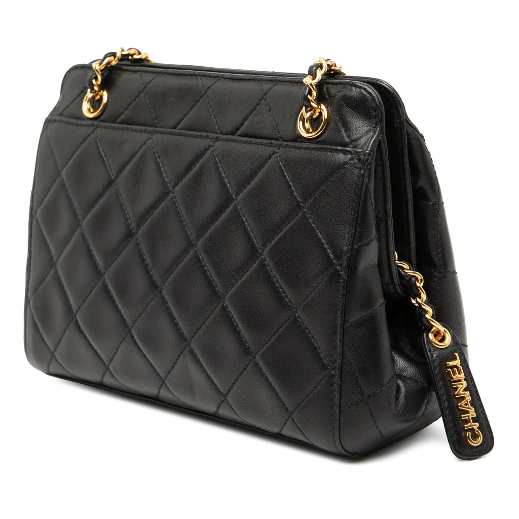 Chanel CC Quilted Lambskin Shoulder Bag
