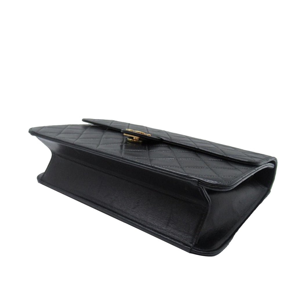 Chanel CC Quilted Lambskin Single Flap (SHG-iO4bfz)