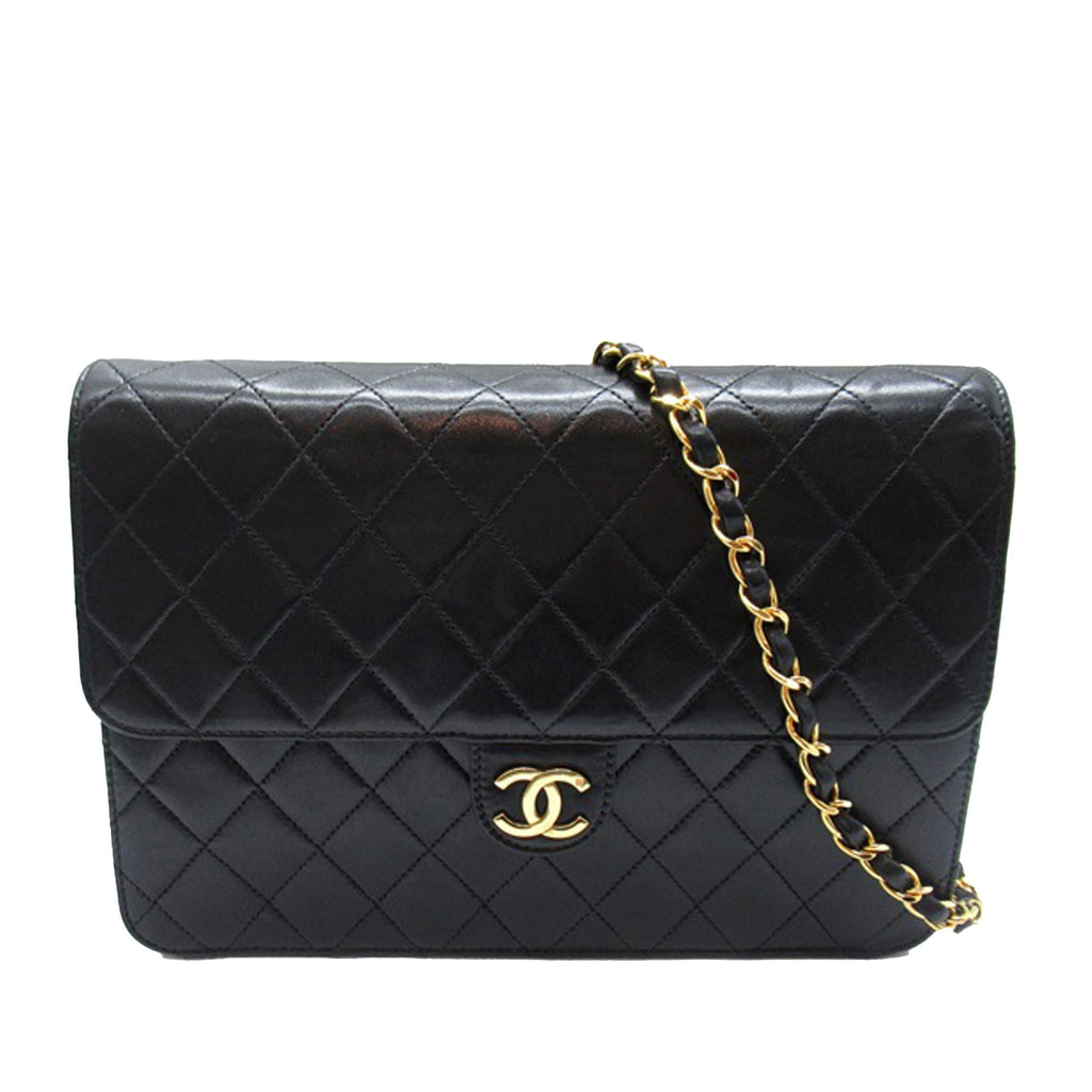 Chanel CC Quilted Lambskin Single Flap (SHG-iO4bfz)