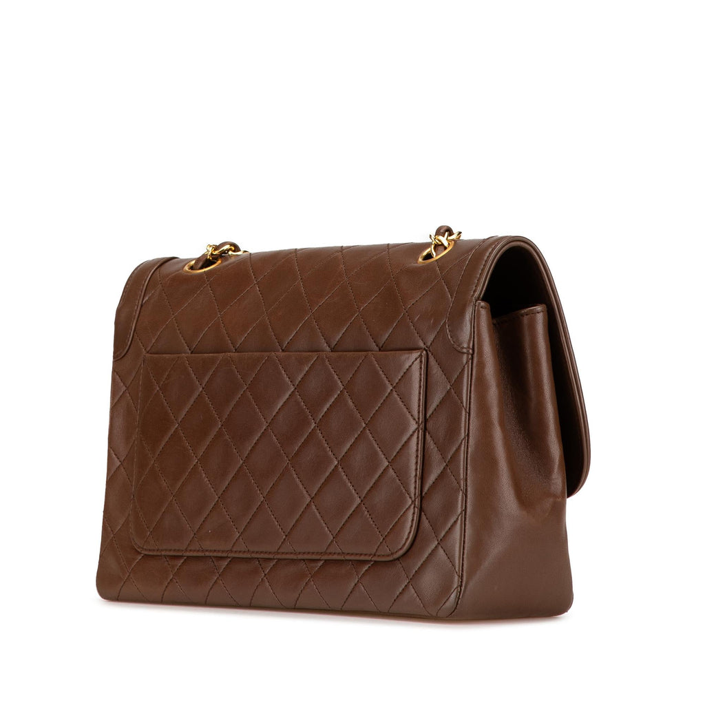 Chanel CC Quilted Lambskin Single Flap (SHG-giVobi)