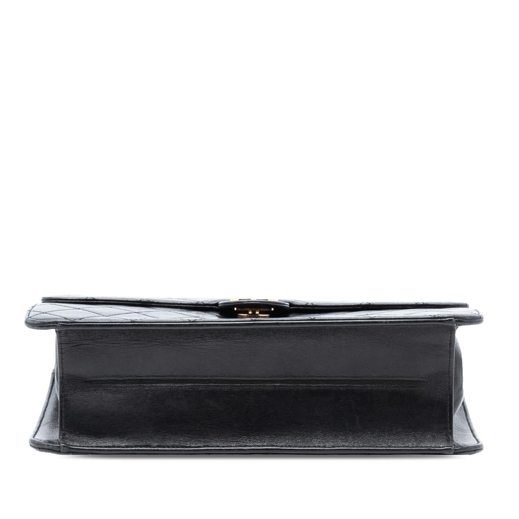 Chanel CC Quilted Lambskin Single Flap