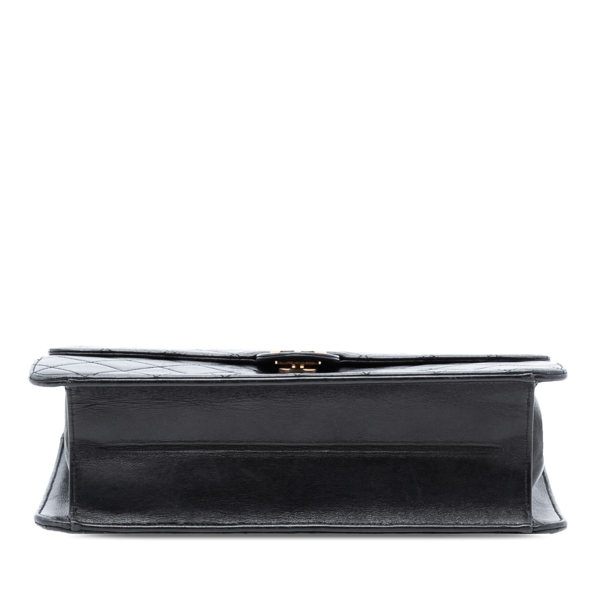 Chanel CC Quilted Lambskin Single Flap