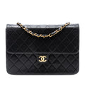 Chanel CC Quilted Lambskin Single Flap