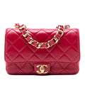 Chanel CC Quilted Lambskin Single Flap