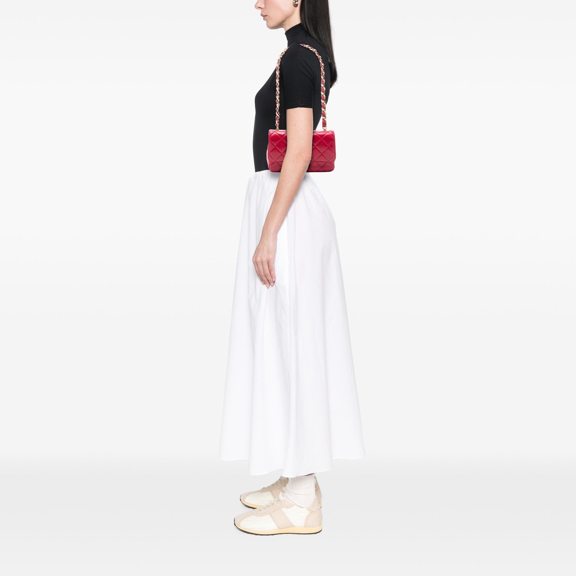 Chanel CC Quilted Lambskin Single Flap