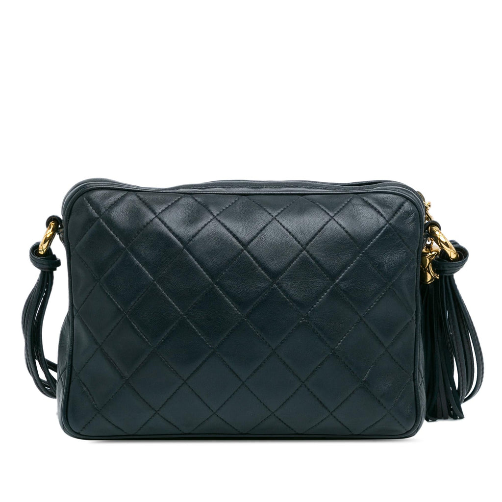 Chanel CC Quilted Lambskin Tassel Camera Bag (SHG-P5tGZz)
