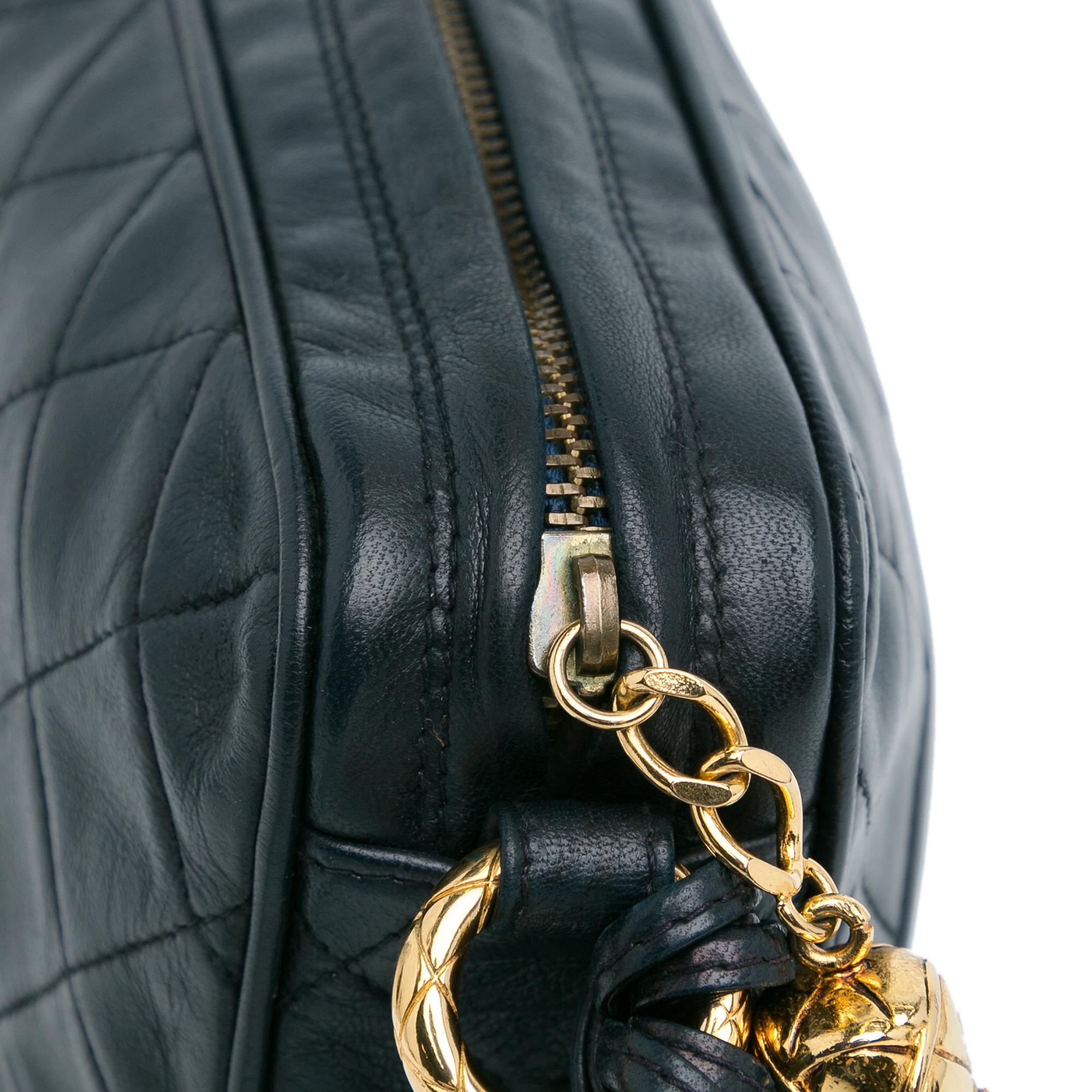 Chanel CC Quilted Lambskin Tassel Camera Bag (SHG-P5tGZz)