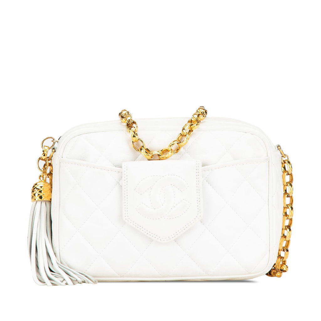 Chanel CC Quilted Lambskin Tassel Camera Bag (SHG-nH5aRw)