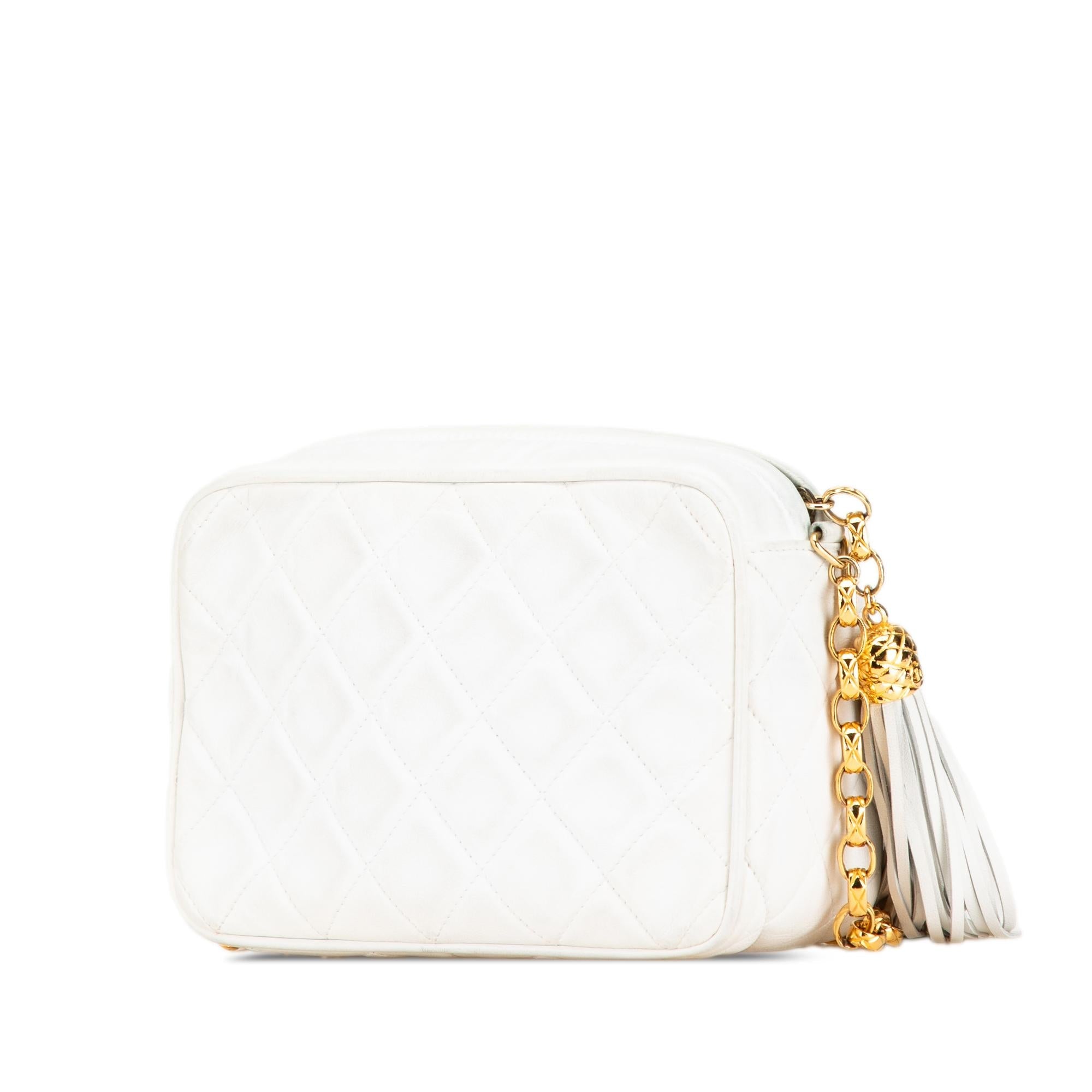 Chanel CC Quilted Lambskin Tassel Camera Bag (SHG-nH5aRw)