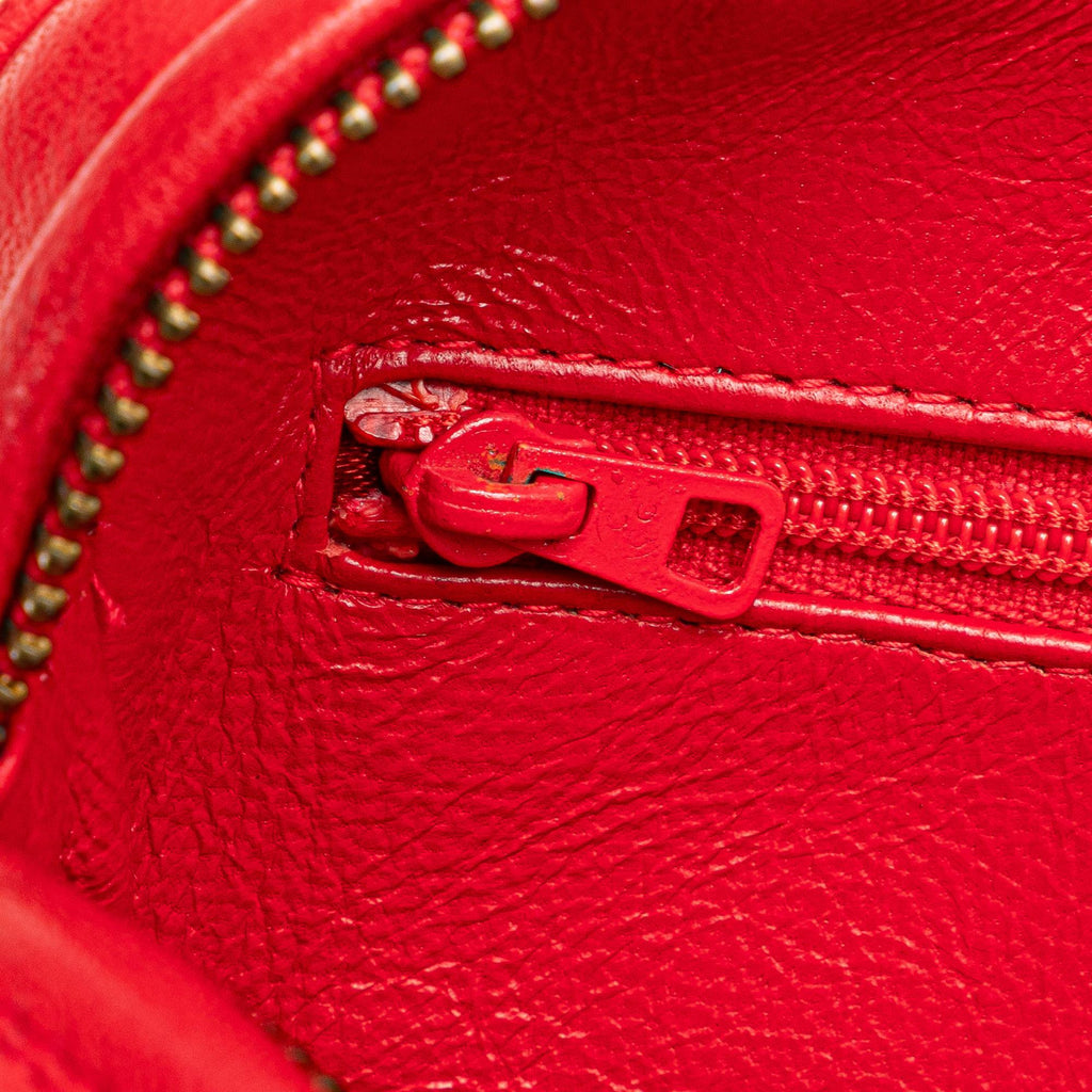 Chanel CC Quilted Lambskin Tassel Camera Bag