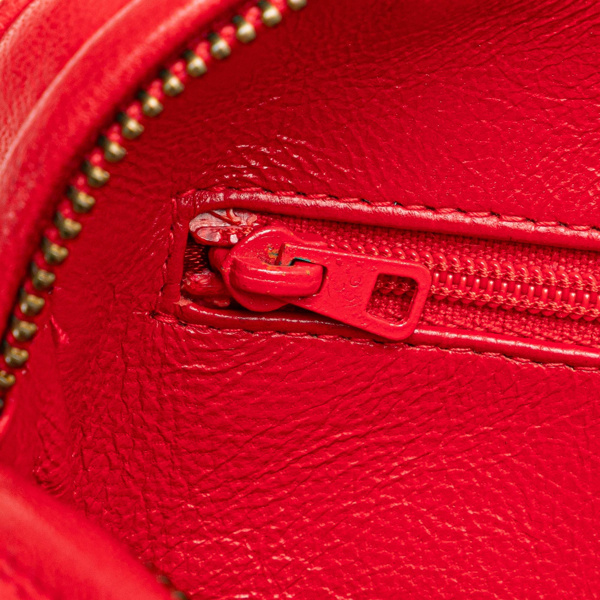 Chanel CC Quilted Lambskin Tassel Camera Bag