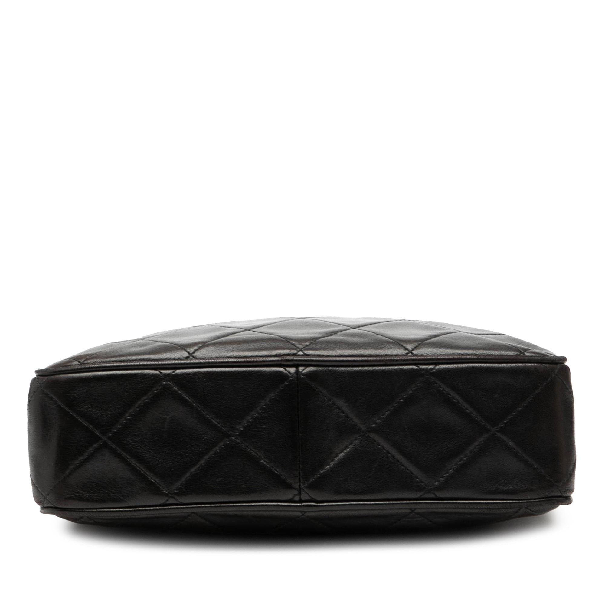 Chanel CC Quilted Lambskin Tassel Camera Bag