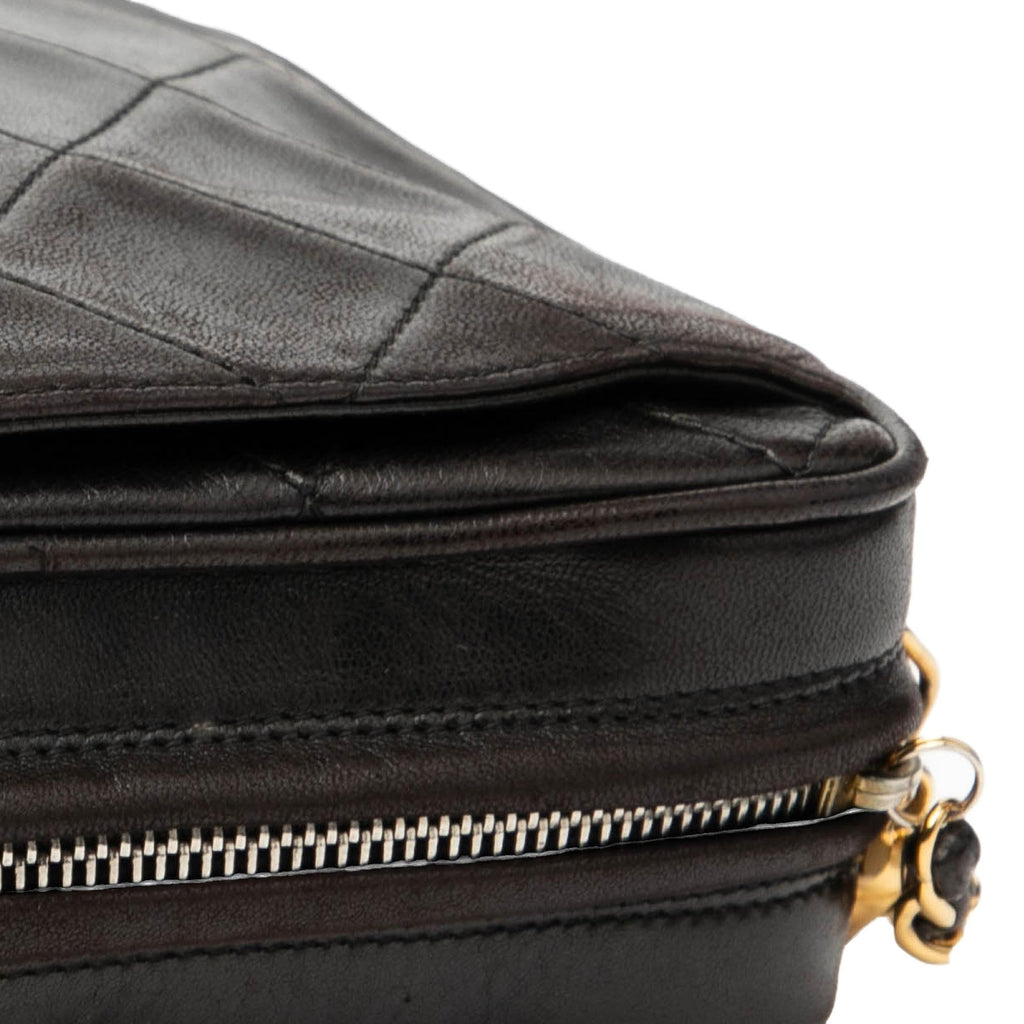 Chanel CC Quilted Lambskin Tassel Camera Bag