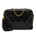 Chanel CC Quilted Lambskin Tassel Camera Bag