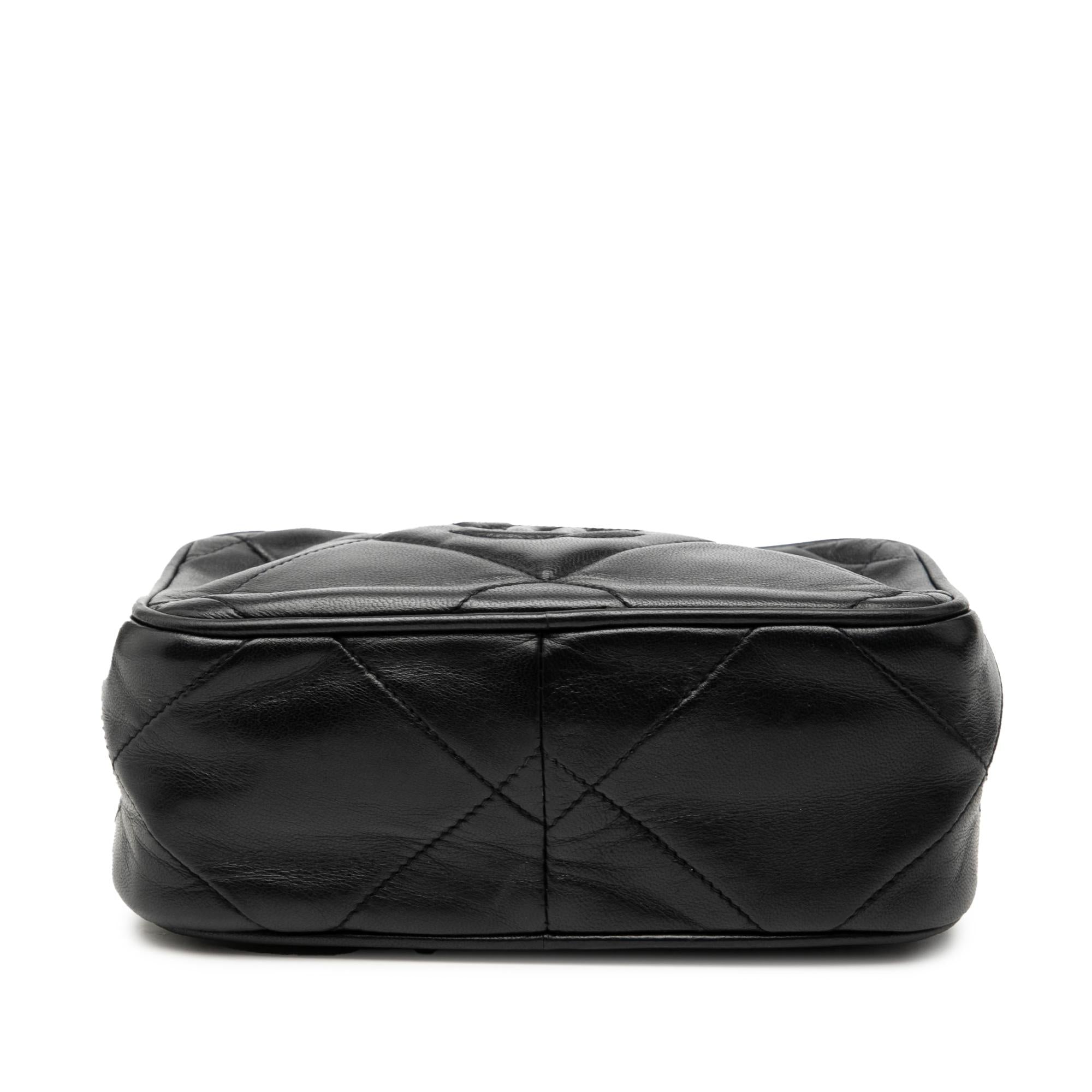 Chanel CC Quilted Lambskin Tassel Camera Bag