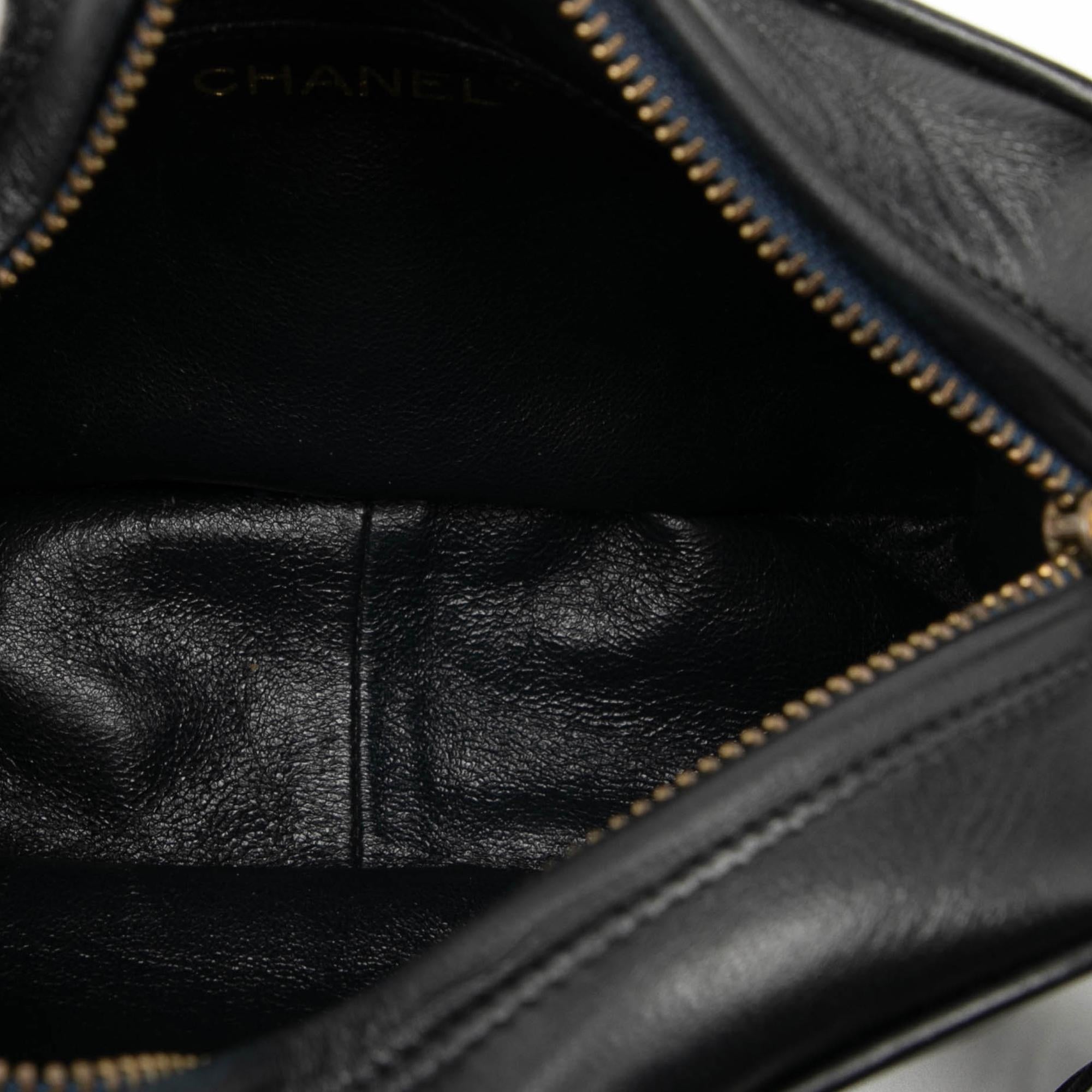 Chanel CC Quilted Lambskin Tassel Camera Bag