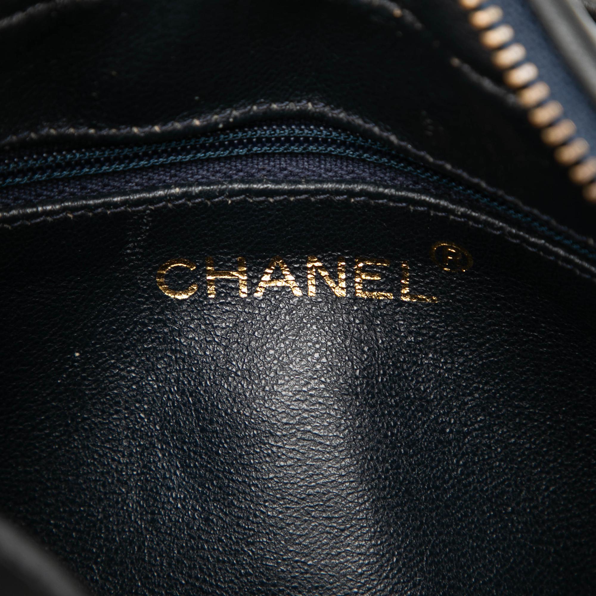 Chanel CC Quilted Lambskin Tassel Camera Bag