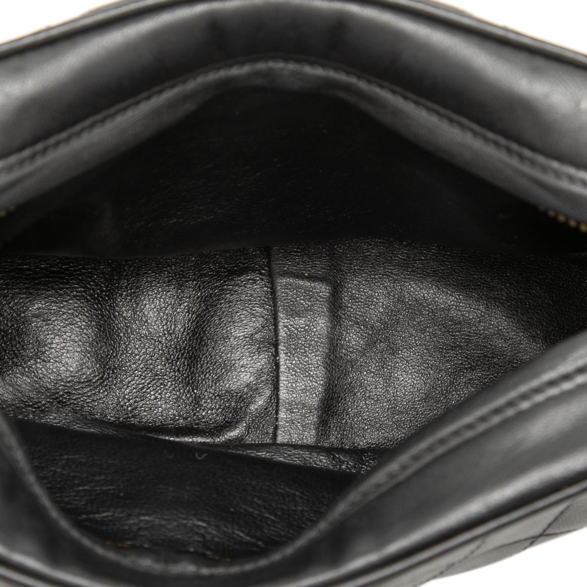 Chanel CC Quilted Lambskin Tassel Camera Bag
