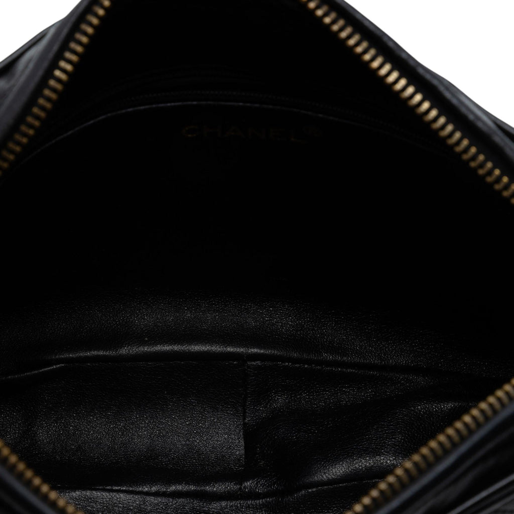 Chanel CC Quilted Lambskin Tassel Camera Bag