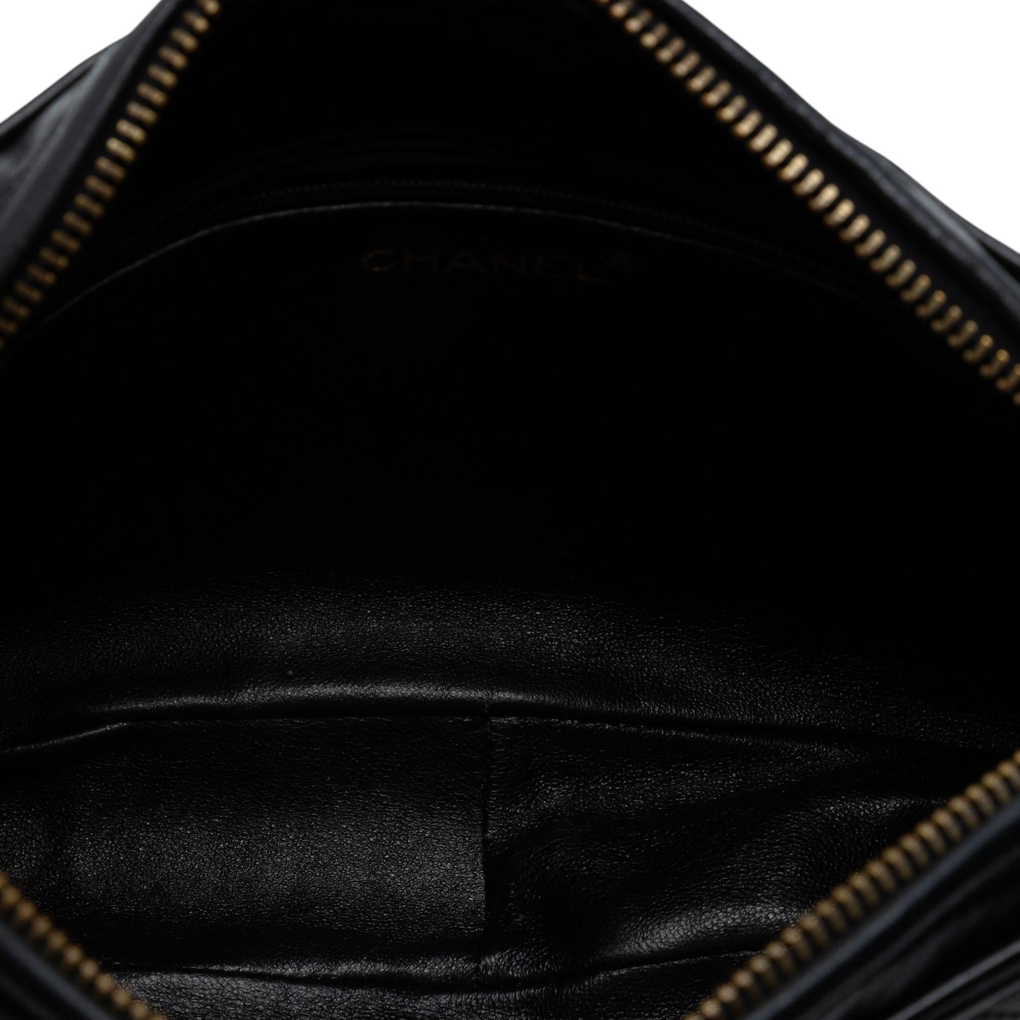 Chanel CC Quilted Lambskin Tassel Camera Bag