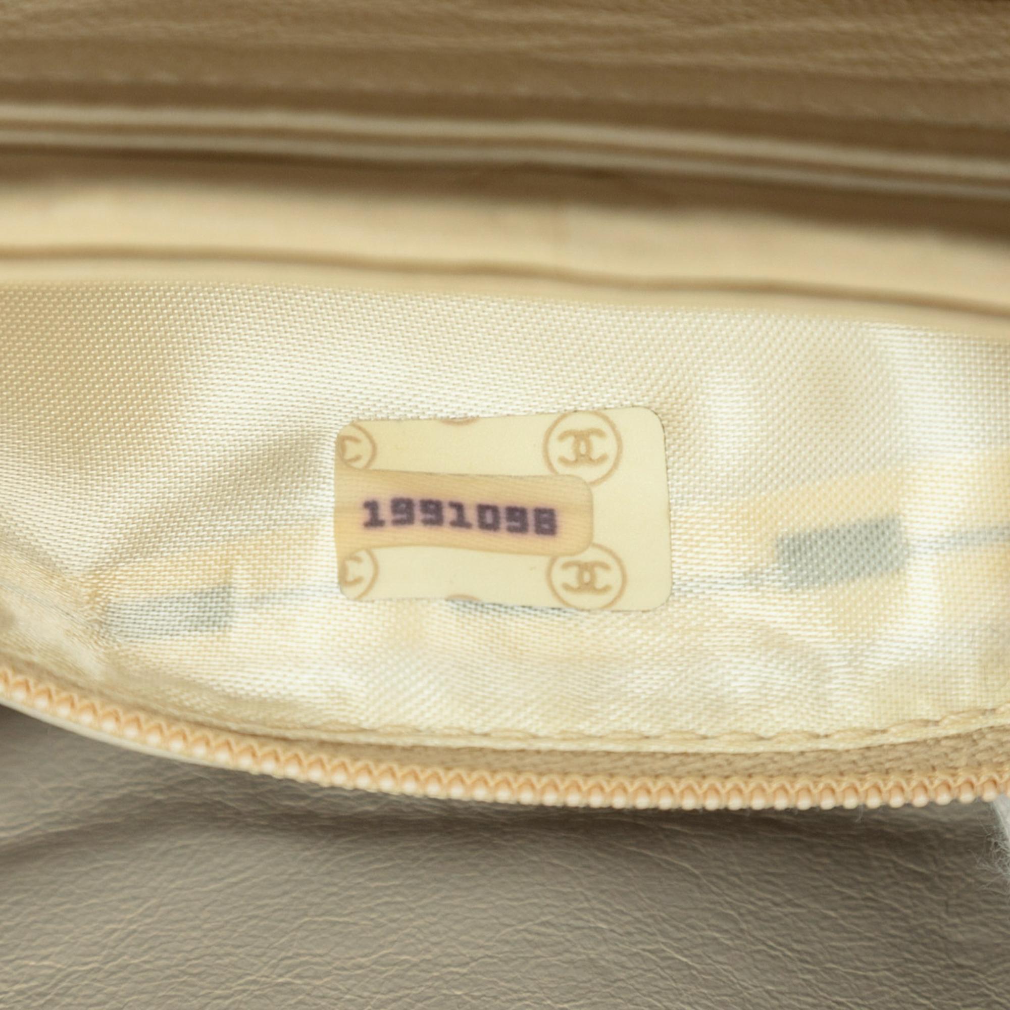 Chanel CC Quilted Lambskin Tassel Chain Vanity Bag