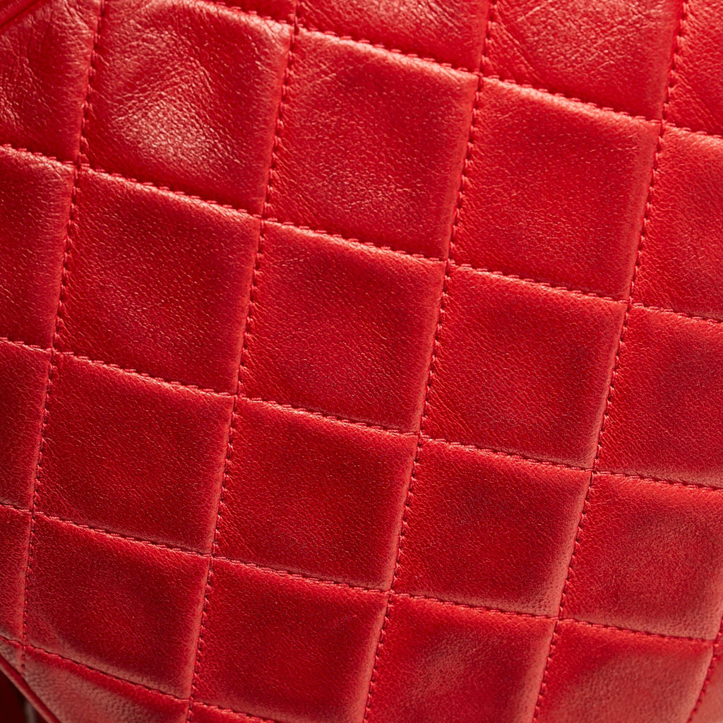 Chanel CC Quilted Lambskin Tassel Crossbody Bag (SHG-4oL2JE)