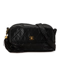 Chanel CC Quilted Lambskin Tassel Crossbody (SHG-pX511j)