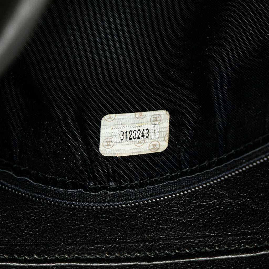 Chanel CC Quilted Lambskin Tassel Crossbody