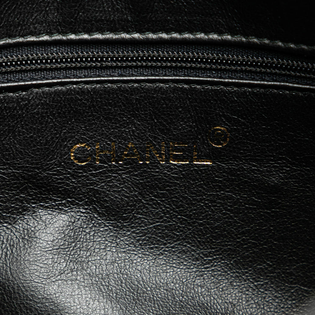 Chanel CC Quilted Lambskin Tassel Crossbody
