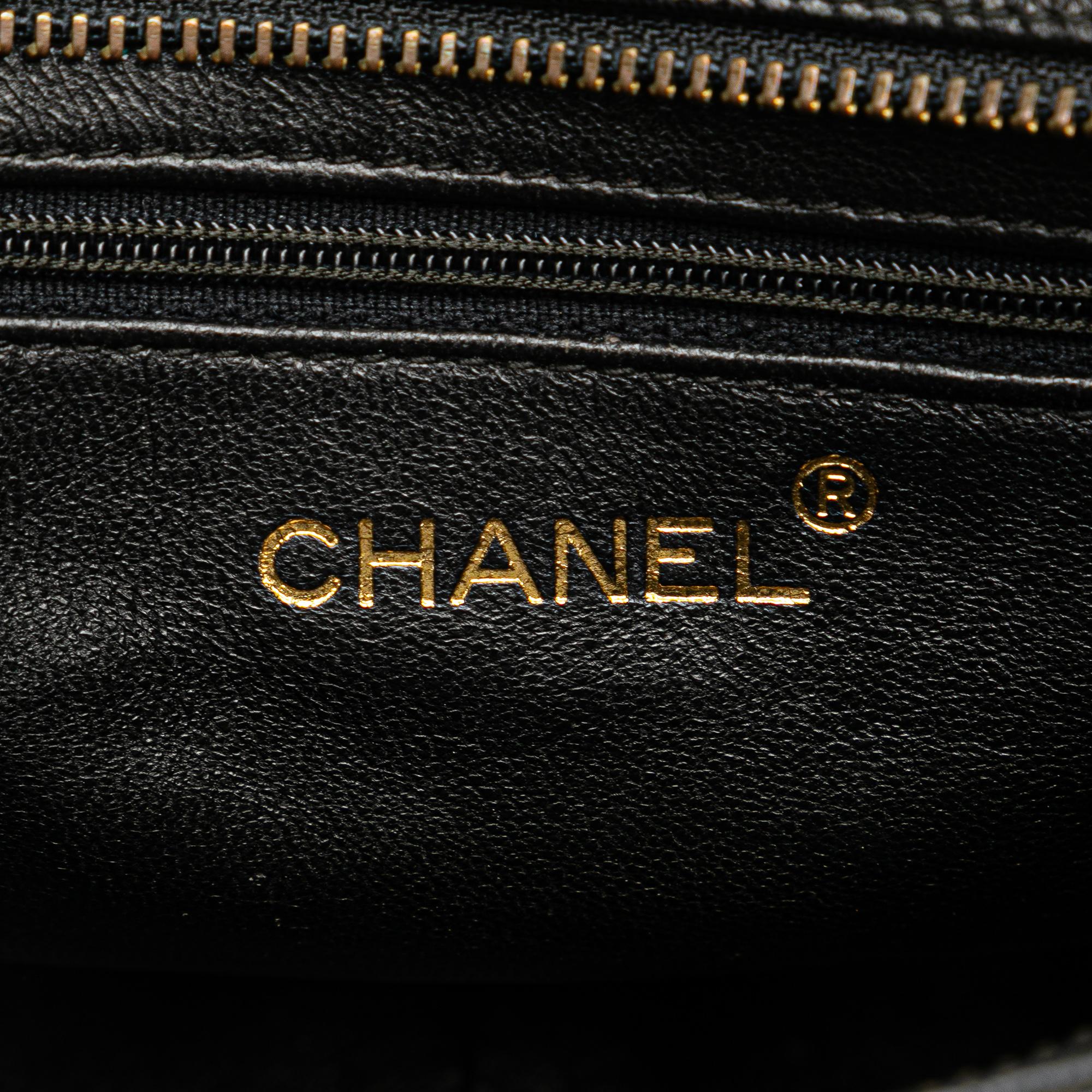 Chanel CC Quilted Lambskin Tassel Crossbody