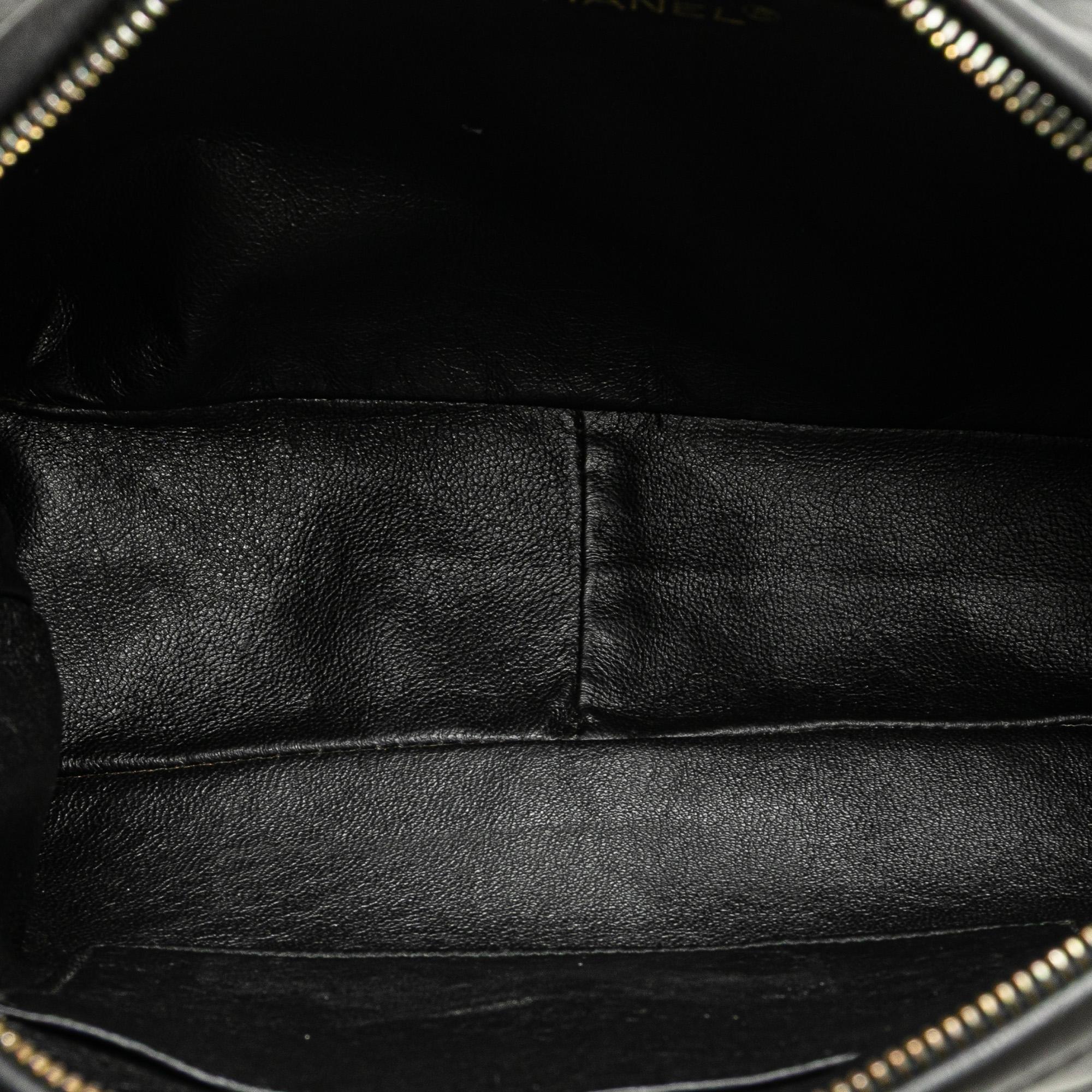 Chanel CC Quilted Lambskin Tassel Crossbody
