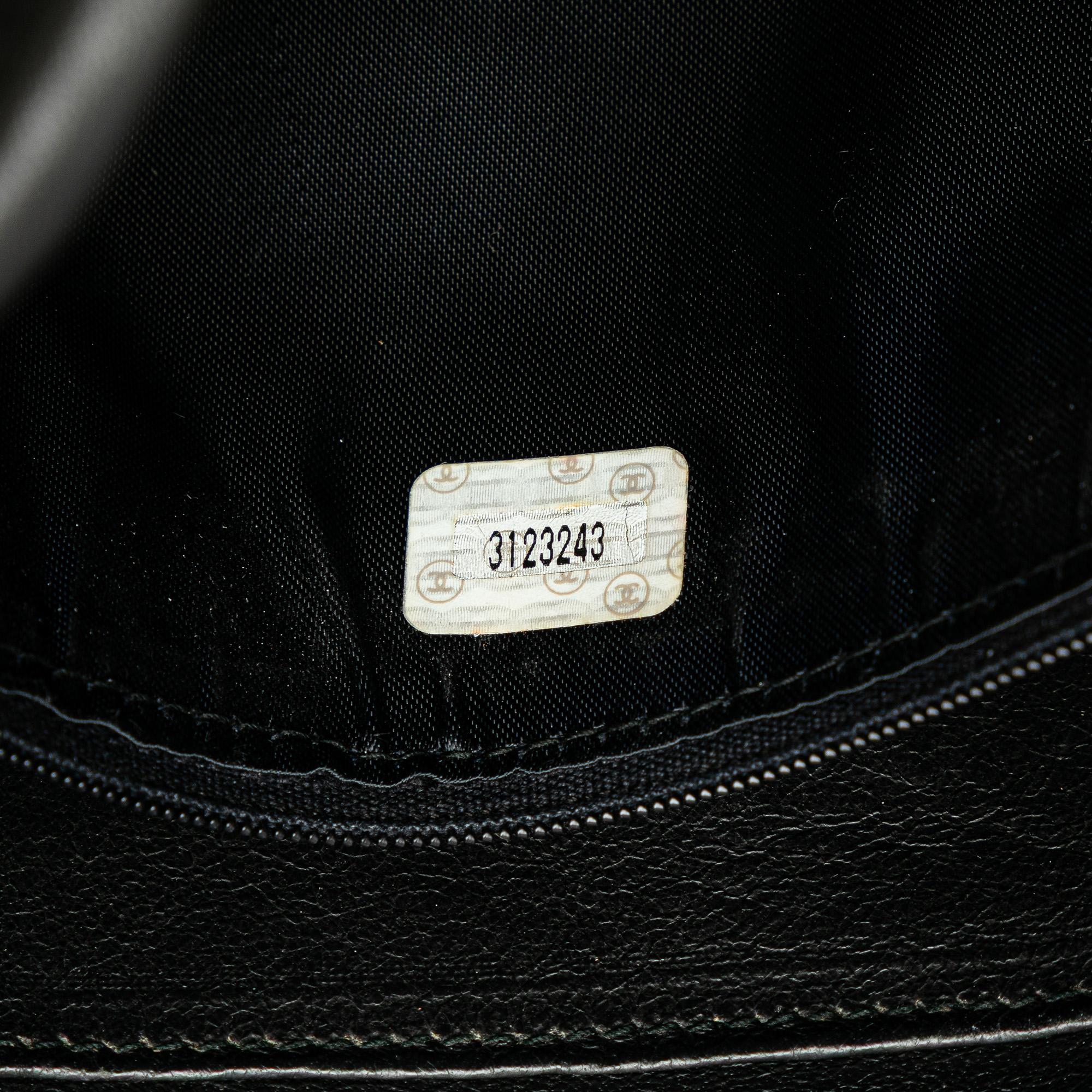 Chanel CC Quilted Lambskin Tassel Crossbody