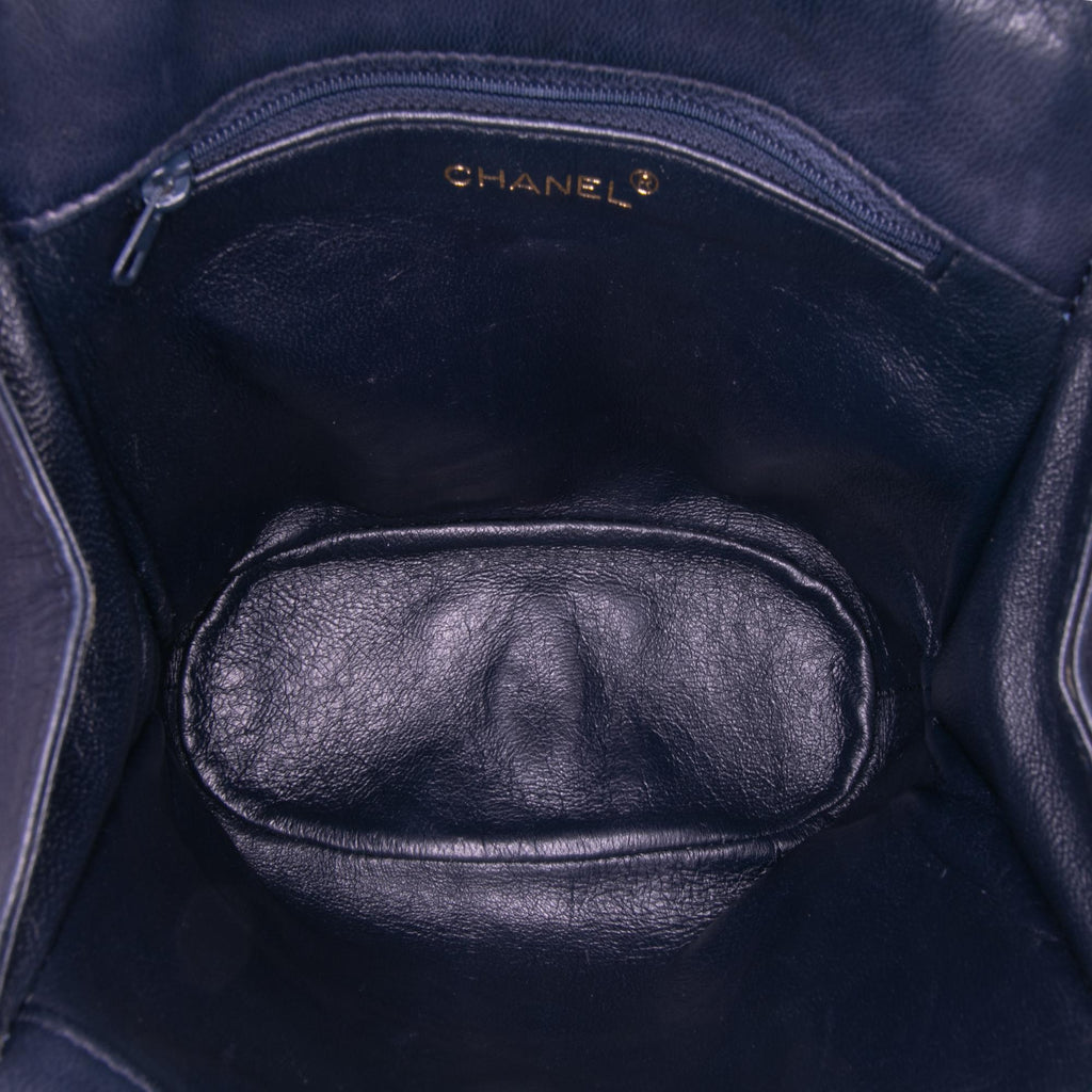 Chanel CC Quilted Lambskin Tassel Flap
