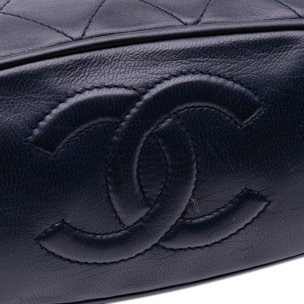 Chanel CC Quilted Lambskin Tassel Flap
