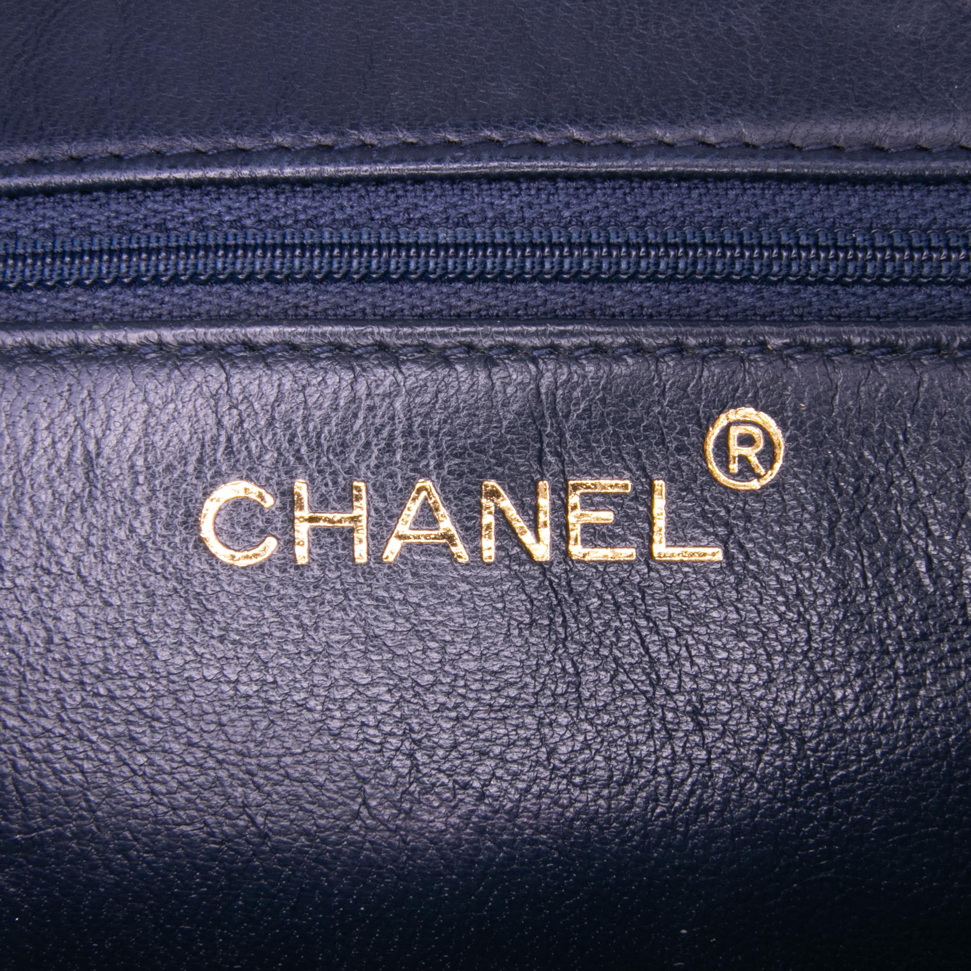 Chanel CC Quilted Lambskin Tassel Flap