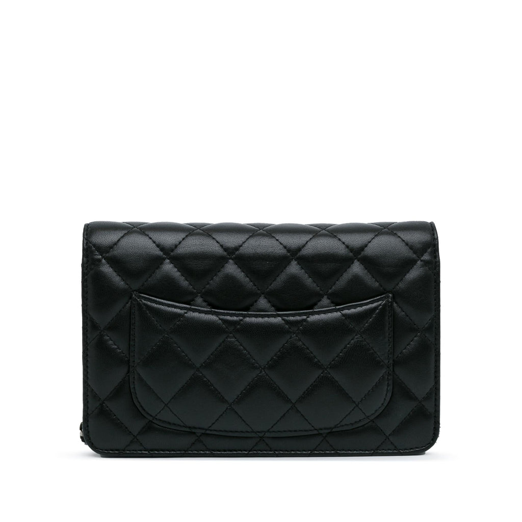 Chanel CC Quilted Lambskin Wallet On Chain (SHG-FJ9bzv)