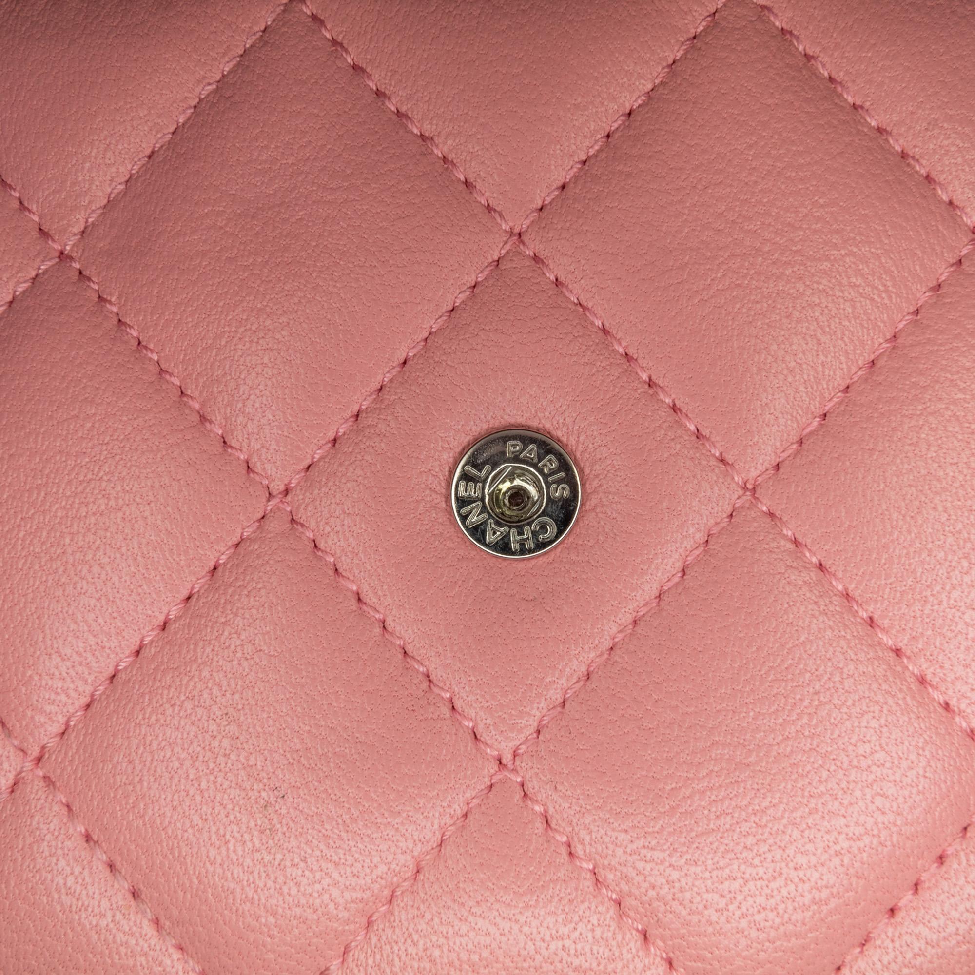 Chanel CC Quilted Lambskin Wallet On Chain (SHG-QKPR3a)